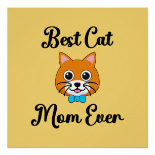 Beste Cat Mama je Poster