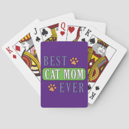 Beste Cat Mama je Spielkarten