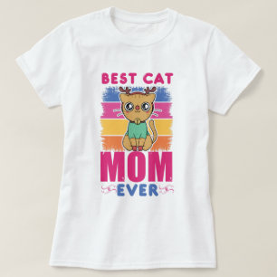 Beste Cat Mama je T - Shirt
