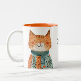 Beste Cat Mama Niedlich Muttertagsname Zweifarbige Tasse