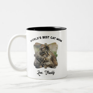 Beste Cat Mama Verziert Border Tasse