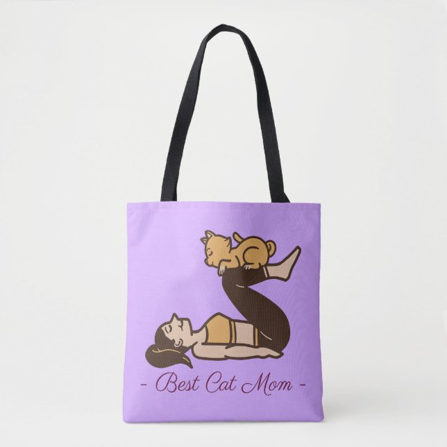 BESTE CAT-MAMA YOGA TASCHE (Vorderseite)