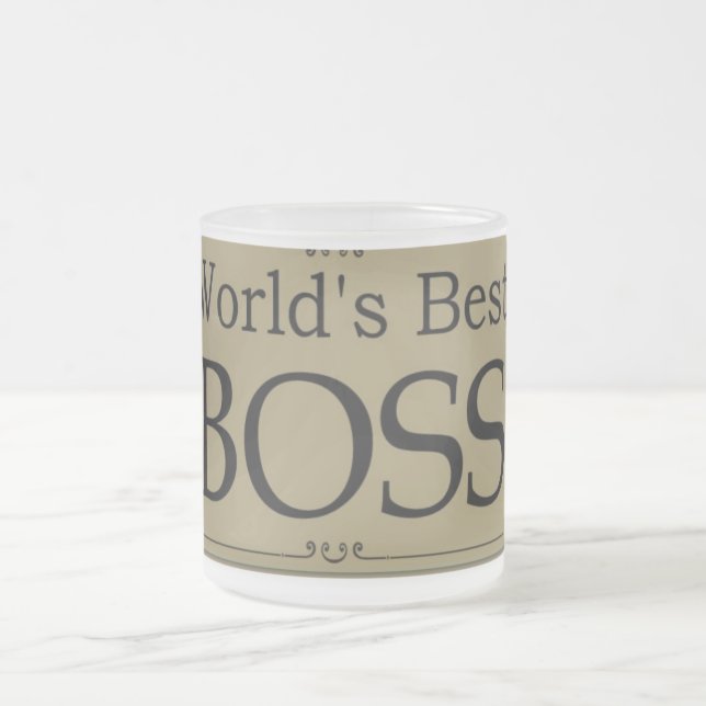beste Chef-Tasse Mattglastasse (Mittel)