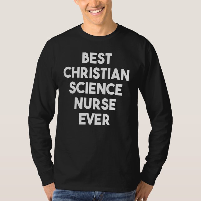 Beste Christliche Krankenschwester je T-Shirt (Vorderseite)