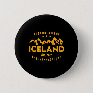Beste Coole Island Island Wandern Landmannalaugar  Button