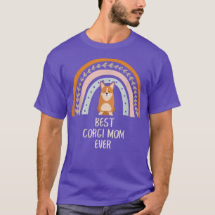 Beste Corgi Mama Ever Dog Lovers Boho Rainbow T-Sh T-Shirt