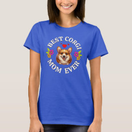 Beste Corgi-Mama je, Geschenk für Hundefreunde T-Shirt