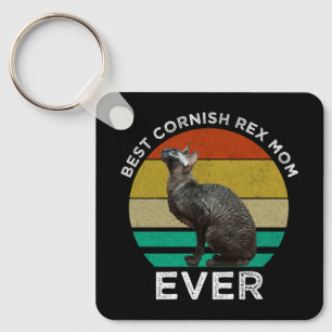 Beste Cornish Rex-Mutter überhaupt Schlüsselanhänger