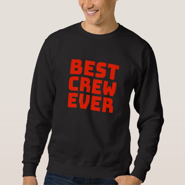 Beste Crew je Team Group Outfit Dancing Music Com Sweatshirt (Vorderseite)