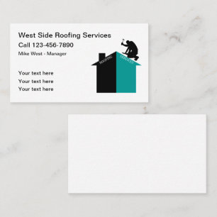 Beste Dachdecker-Service Visitenkarten Visitenkarte