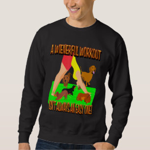 Beste Dackel Funny Dackel Hund Niedlich Wind Wind Sweatshirt