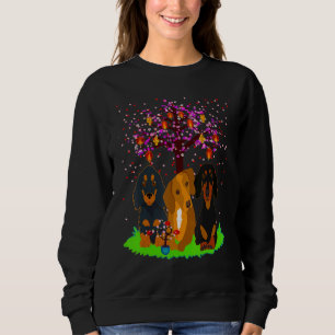 Beste Dackel Niedliche Dackel Hund drei Dackeln mi Sweatshirt
