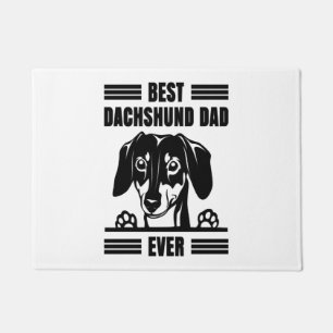 Beste Dackel Vater je T Shirt Fußmatte