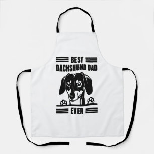 Beste Dackel Vater je T Shirt Schürze