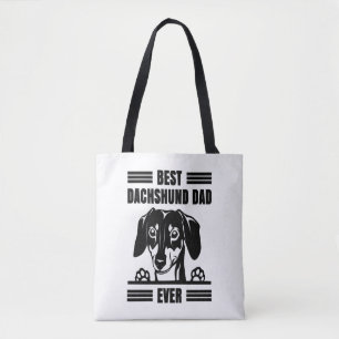 Beste Dackel Vater je T Shirt Tasche