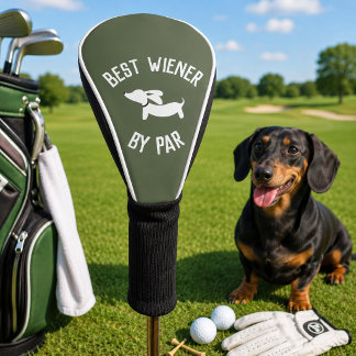 Beste Dackel von Par Punny Dackel Golf Head Cover Headcover
