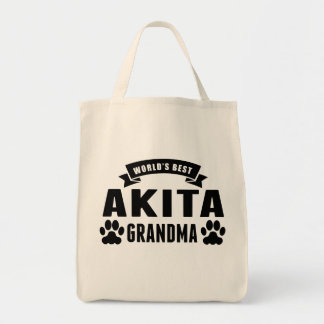 Beste das Akita-Großmutter der Welt Tragetasche
