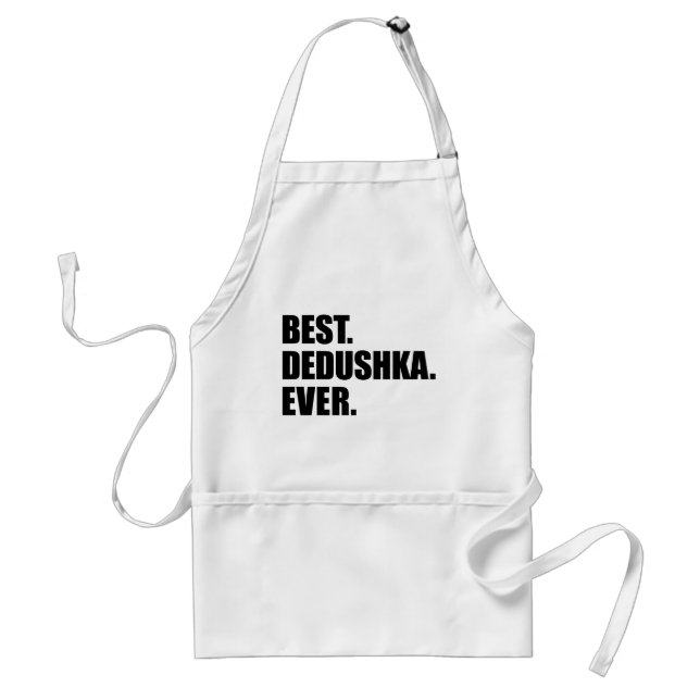 Beste Dedushka je Russische Großvater-Schürze Schürze (Vorne)