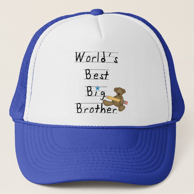 Beste der Bruder-T-Shirts und Geschenke der Welt Truckerkappe (Vorderseite)