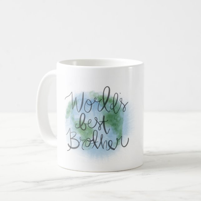 Beste der Bruder-Tasse der Welt Kaffeetasse (Vorderseite Links)