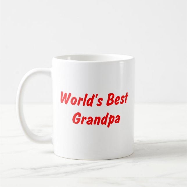 Beste der Großvater-Tasse der Welt Kaffeetasse (Links)