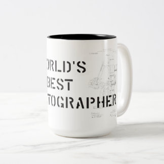 Beste der Kameramann-Tasse der Welt Zweifarbige Tasse