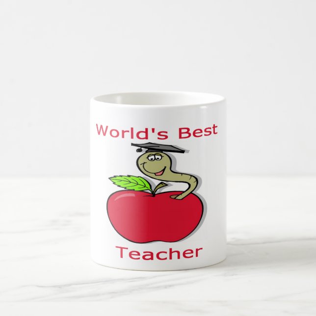 Beste der Lehrer-Tasse der Welt Kaffeetasse (Mittel)