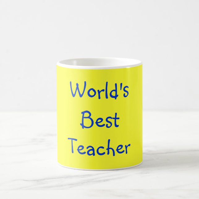 Beste der Lehrer-Tasse der Welt Kaffeetasse (Mittel)