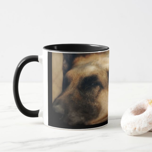 Beste der Schäferhund-Mama der Welt Tasse (Mit Donut)