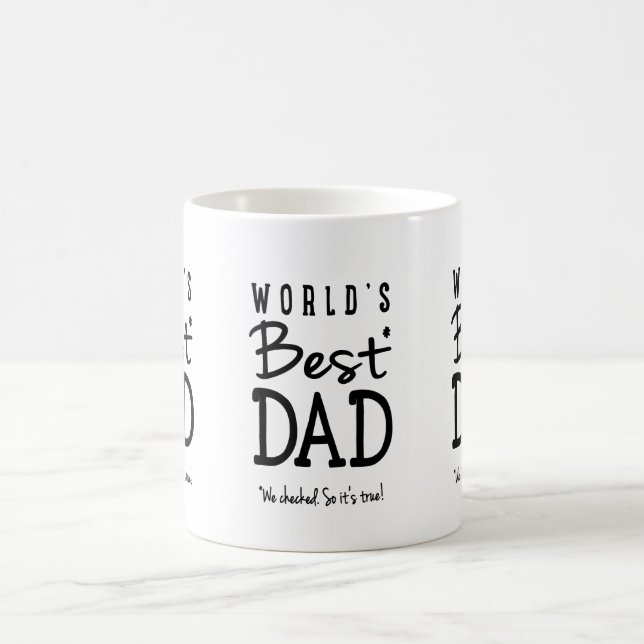 Beste der Vater-Tasse der Welt Kaffeetasse (Mittel)