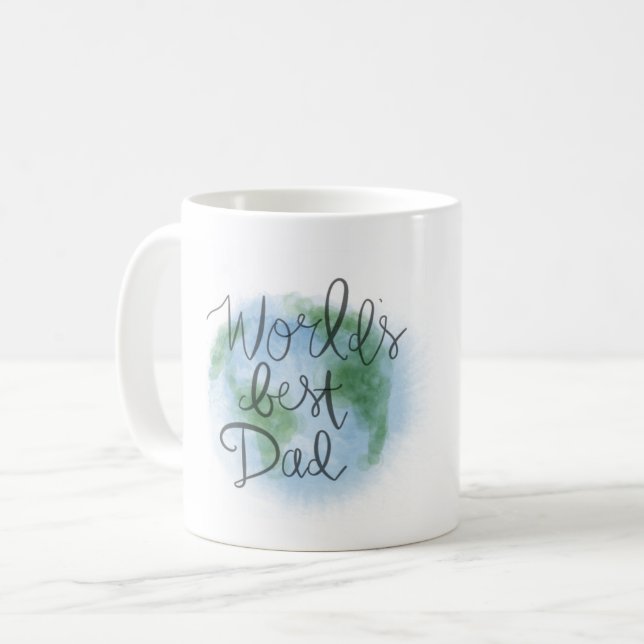 Beste der Vater-Tasse der Welt Kaffeetasse (Vorderseite Links)