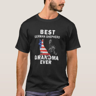 Beste Deutsche Schäferhunde-Oma überhaupt Amerikan T-Shirt