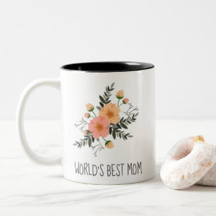 Beste die Mama-kundenspezifische Zweifarbige Tasse