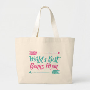 Beste die Prämien-Mama der Welt Jumbo Stoffbeutel