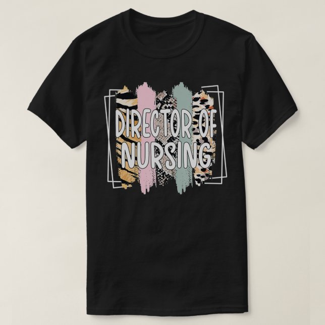 Beste Direktorin für Krankenpflege T-Shirt (Design vorne)