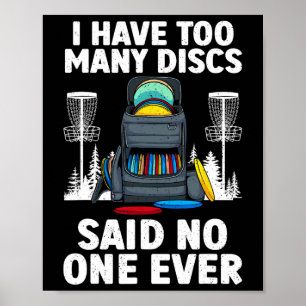 Beste Disc-Golf-Designs für Männer, Frauen, Kinder Poster