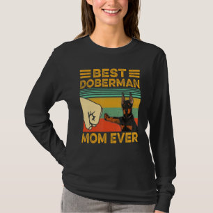 Beste Dobermann Pinscher Mutter überhaupt lustig v T-Shirt