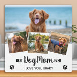 Beste DOG-MAMA je trendy FotoCollage Fotoplatte<br><div class="desc">Beste Hunde Mama je ♡... Überraschen Sie Ihre Lieblings-Hund-Mama, ob Geburtstag, Muttertag oder Weihnachten mit dieser super niedlichen Collage Foto Collage Plaque. Passen Sie diese Hundeplakette mit den 4 Lieblings-Fotos des Hundes an! Personalisieren Sie sich mit Hundenamen und -botschaft. Es wird ein wertvoller Sake für die nächsten Jahre sein. Großartiges...</div>