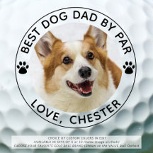 BESTE DOG-VATER NACH PAR PW Print Foto