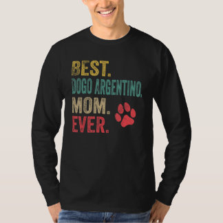 Beste Dogo Argentino-Mutter überhaupt Vintage-Mutt T-Shirt