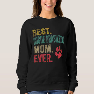 Beste Dogue Brasileiro-Mutter jemals Vintage-Mutte Sweatshirt