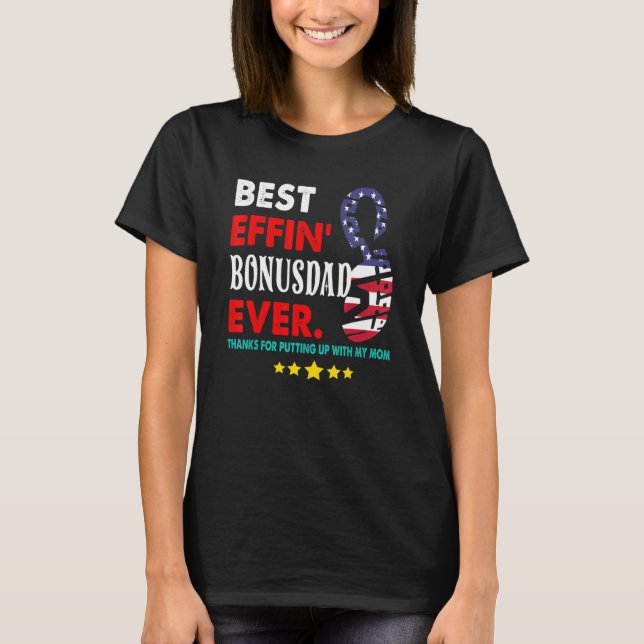 Beste Effektbonus Vater Danke für das Schneiden mi T-Shirt (Vorderseite)