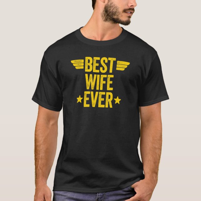 Beste Ehefrau je 3 T-Shirt (Vorderseite)