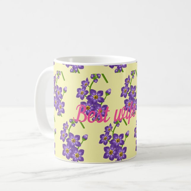 Beste Ehefrau je Kaffeetasse (Vorderseite Links)