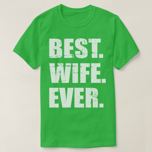 Beste Ehefrau je T-Shirt (Design vorne)