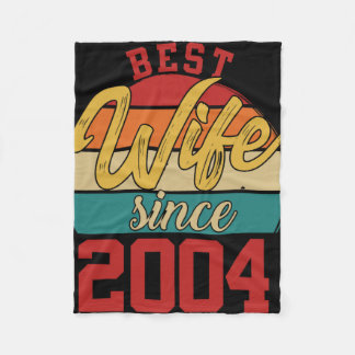Beste Ehefrau seit 2004 Epic Couple 20. Wedding An Fleecedecke