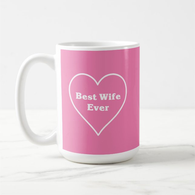 Beste Ehefrau überhaupt  Kaffeetasse (Links)