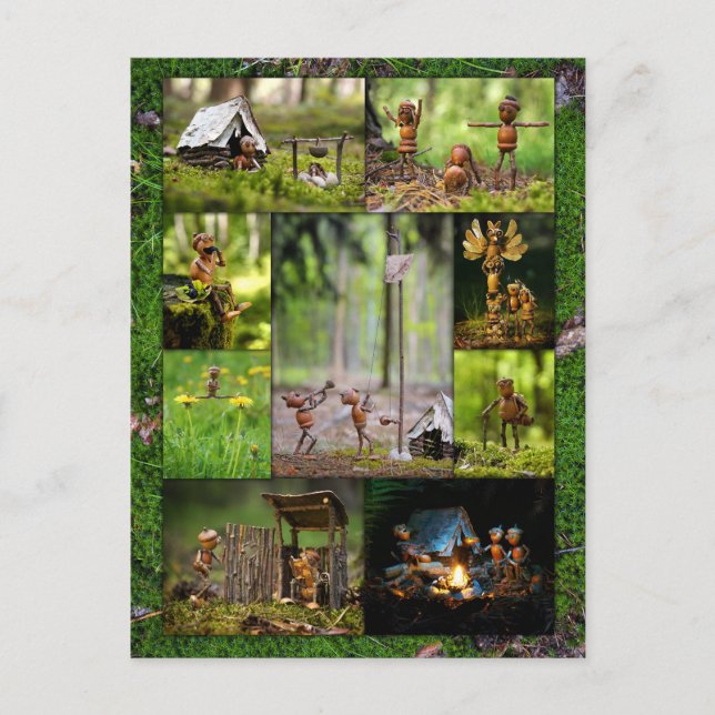 Beste Eichelfen Lager Fotos Mosaik Postüberquerung Postkarte (Vorderseite)