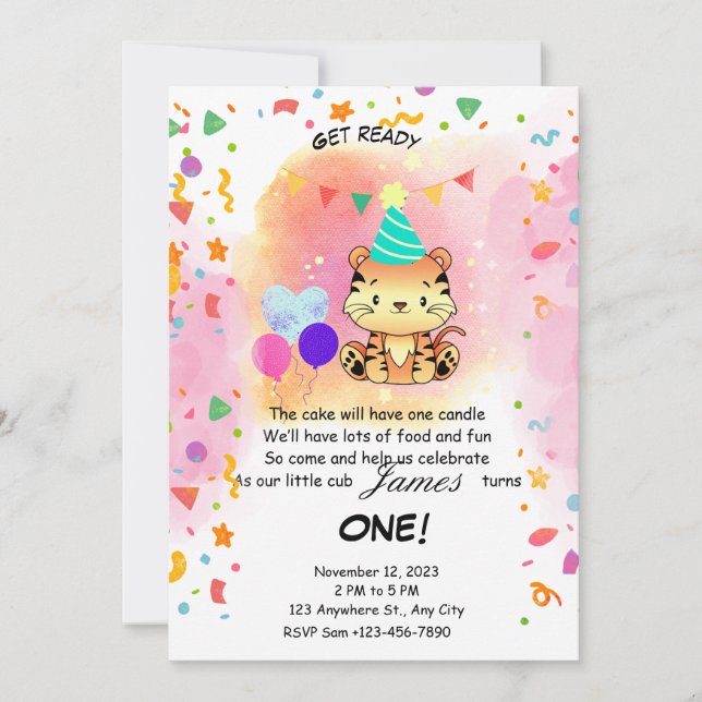 Beste Einzigartigkeit Einladung (Vorderseite)