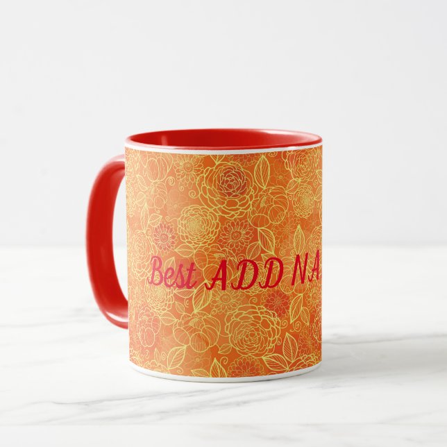 Beste Elegante Moderne Kunst, Dichtung und Musik Tasse (Vorderseite Links)